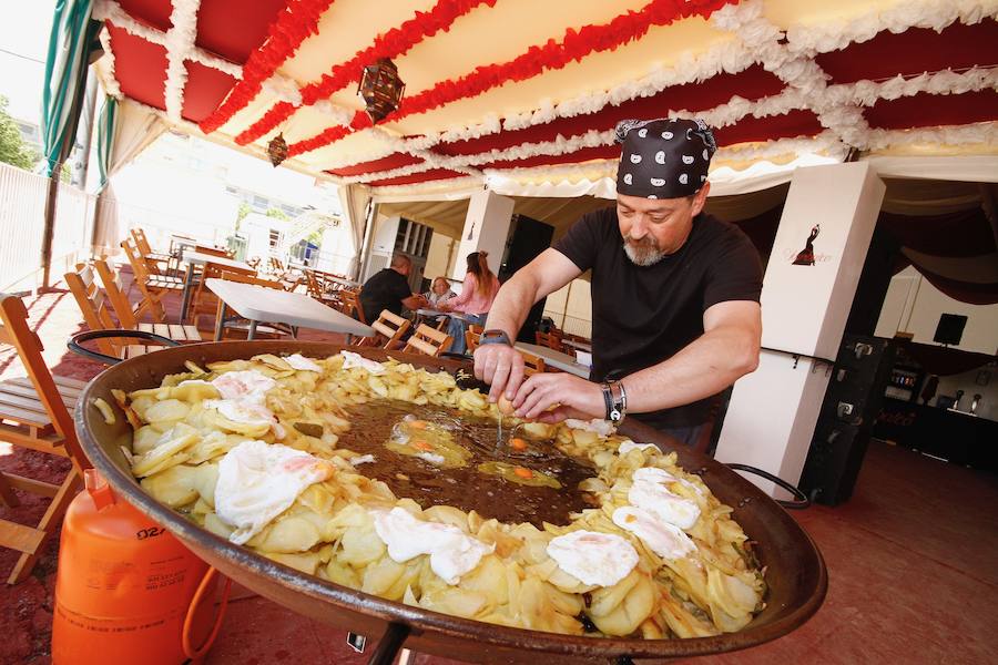 Este es el ambiente que presenta en estos momentos el ferial del Corpus