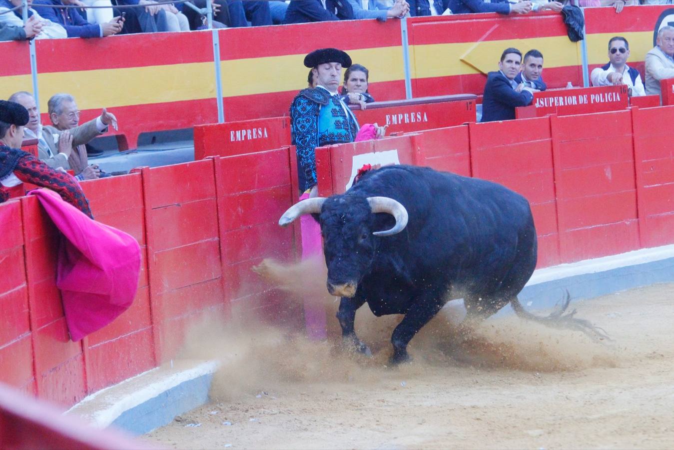 El diestro peruano Joaquín Galdós protagonizó la primera salida a hombros del serial, merced a una entregadísima actuación, en una tarde en la que Álvaro Lorenzo también rayó a buen nivel, pero perdiendo el triunfo por su mala espada. Puedes ver todas las imágenes de este Corpus pinchando en el  siguiente enlace .