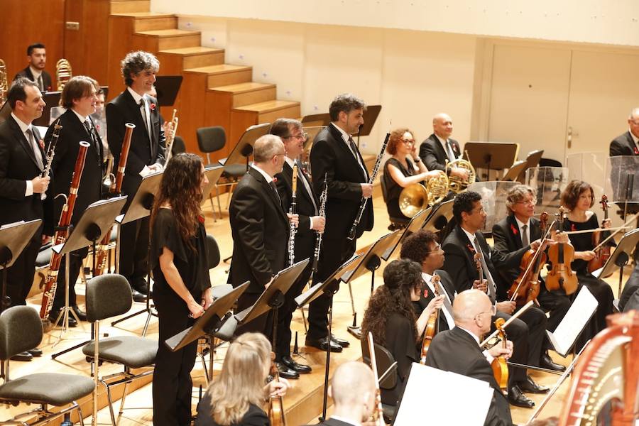 El concierto del 40 aniversario del Centro Falla, que se repite hoy, un rotundo éxito