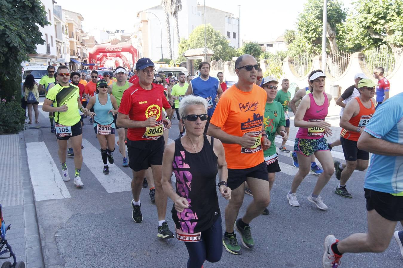 Manuel Santiago y Claudia Estévez se sobreponen al calor en Dúrcal