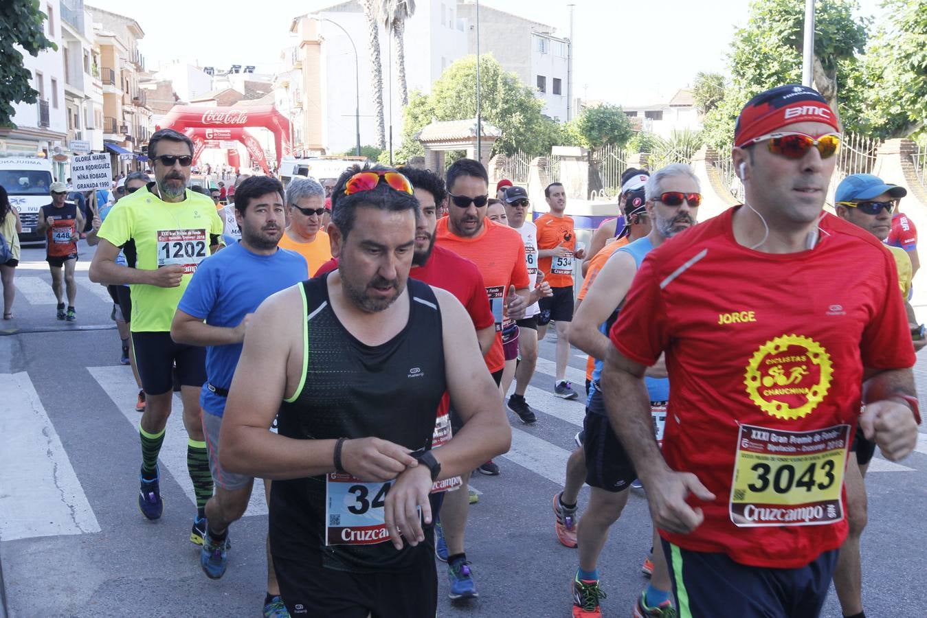 Manuel Santiago y Claudia Estévez se sobreponen al calor en Dúrcal