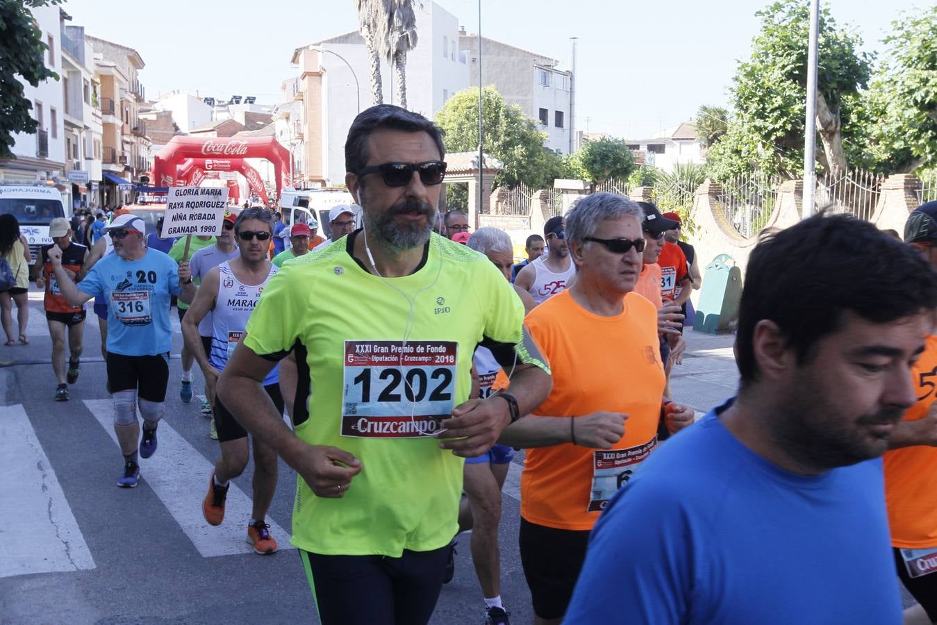 Manuel Santiago y Claudia Estévez se sobreponen al calor en Dúrcal