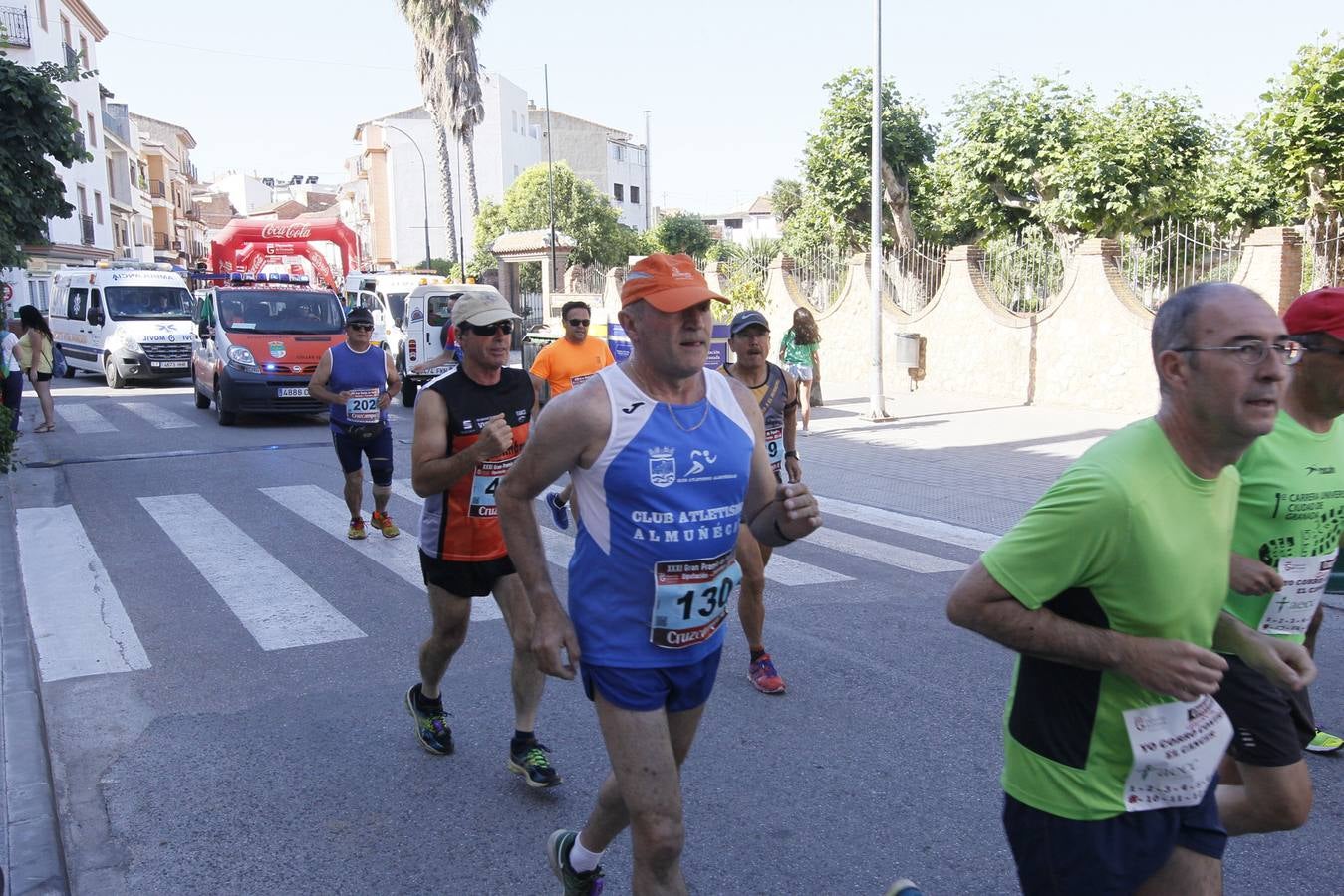 Manuel Santiago y Claudia Estévez se sobreponen al calor en Dúrcal