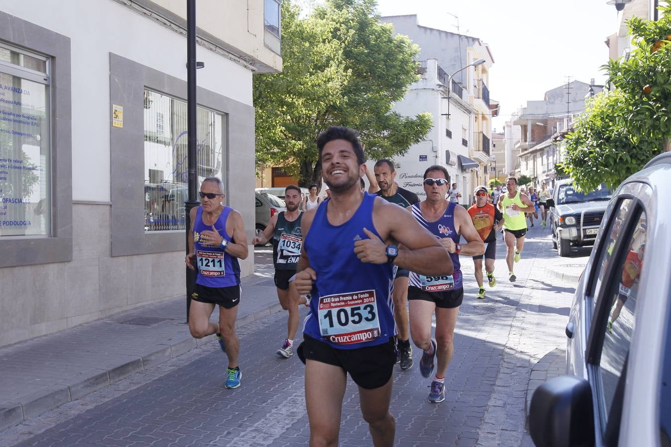 Manuel Santiago y Claudia Estévez se sobreponen al calor en Dúrcal