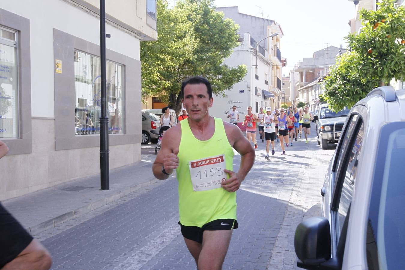 Manuel Santiago y Claudia Estévez se sobreponen al calor en Dúrcal