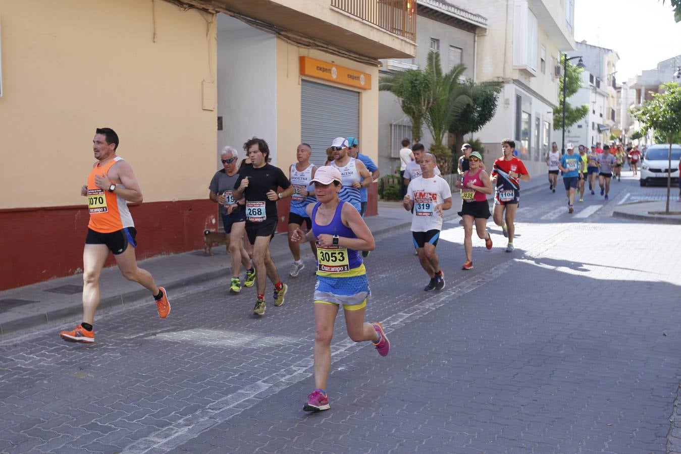 Manuel Santiago y Claudia Estévez se sobreponen al calor en Dúrcal