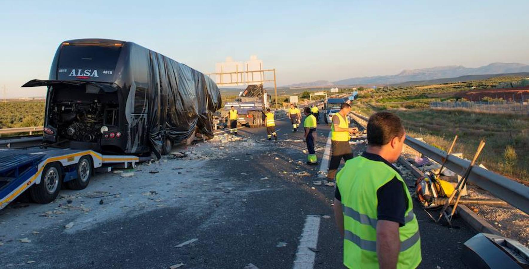 El accidente ha tenido lugar en la A-44 a la altura de Bailén