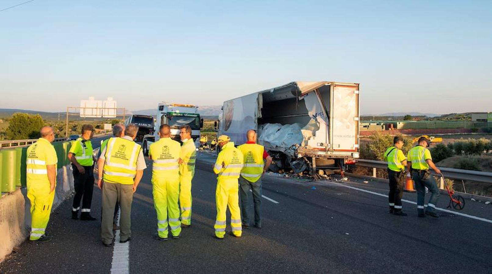 El accidente ha tenido lugar en la A-44 a la altura de Bailén