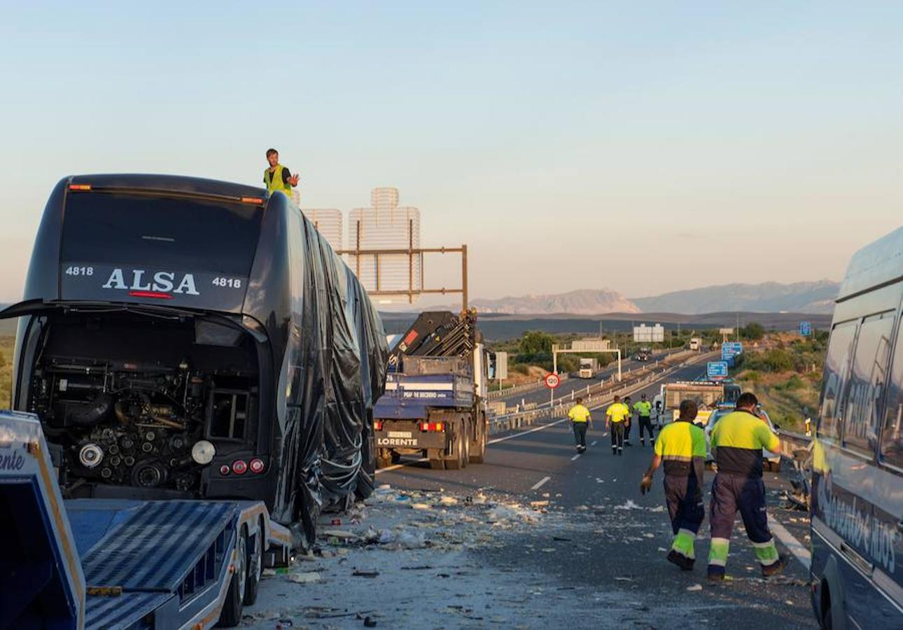 El accidente ha tenido lugar en la A-44 a la altura de Bailén