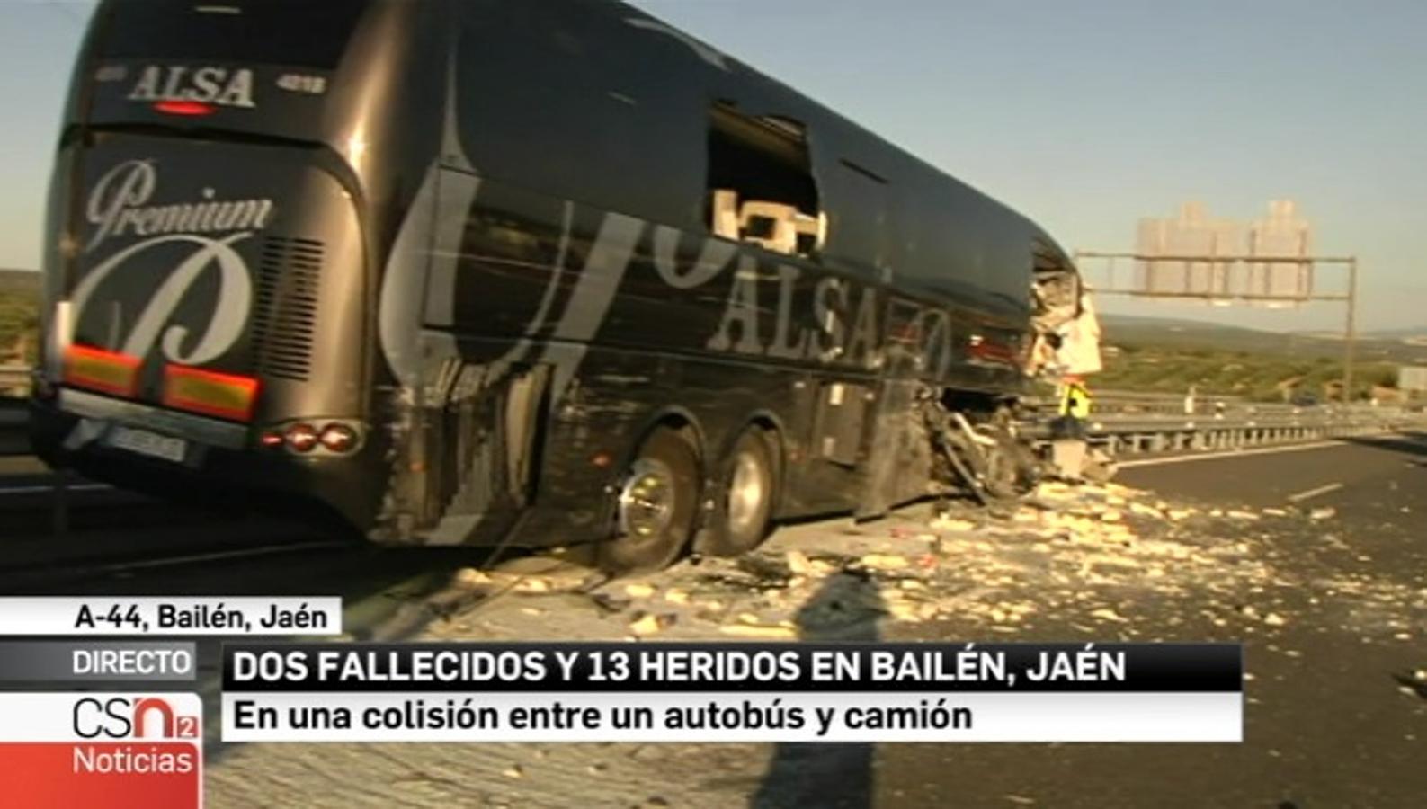 El accidente ha tenido lugar en la A-44 a la altura de Bailén