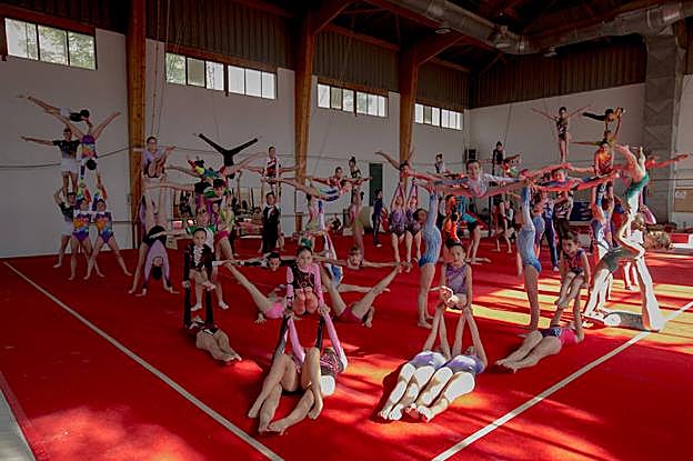 Estos son los granadinos que han representado al Acróbatos este fin de semana en el Campeonato de España que se ha celebrado en Vigo.