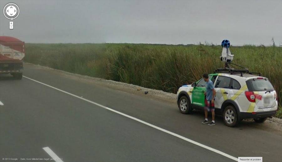 Google Street View nos deja imágenes sorprendentes