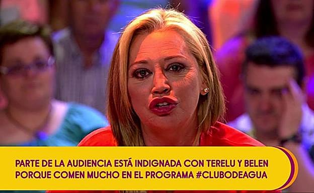 «¿Solo viene a comer?», el público se enfada por la actitud de Belén Esteban