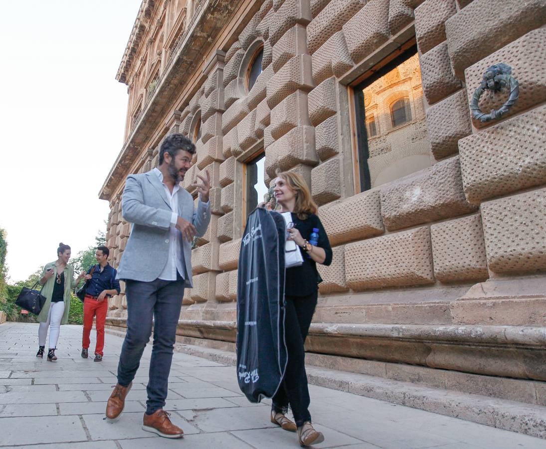 Heras-Casado y Nina von Krogh, coordinadora artística del festival.