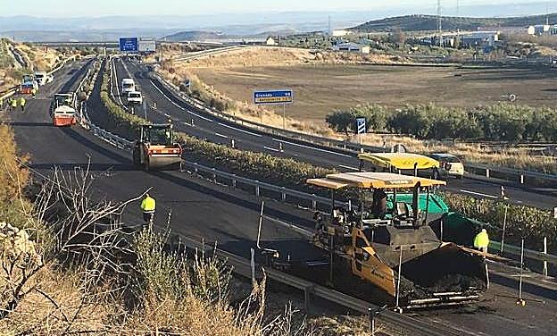 El transfer de la Autovía del Olivar, en Baeza, desaparecerá al final del verano