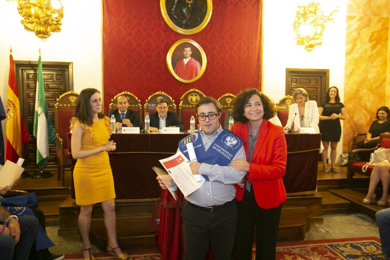 La Facultad de Derecho acoge el acto de graduación del primer diploma de inclusión social y laboral de estas características en la Universidad granadina