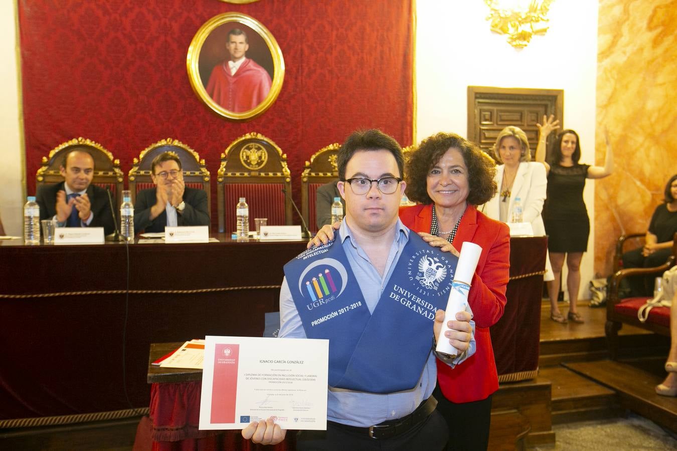 La Facultad de Derecho acoge el acto de graduación del primer diploma de inclusión social y laboral de estas características en la Universidad granadina