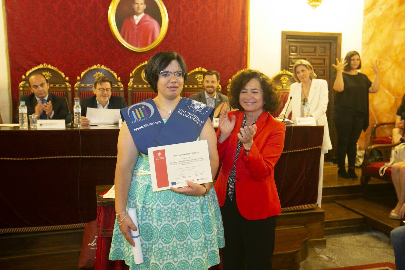 La Facultad de Derecho acoge el acto de graduación del primer diploma de inclusión social y laboral de estas características en la Universidad granadina