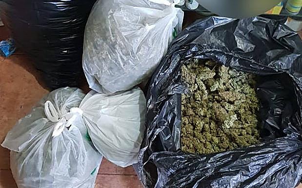 La Guardia Civil interviene casi 47 kilos de marihuana en dos actuaciones en Gójar