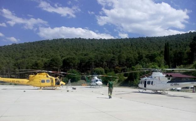 Denuncian el mal estado de los helicópteros del Infoca en Granada