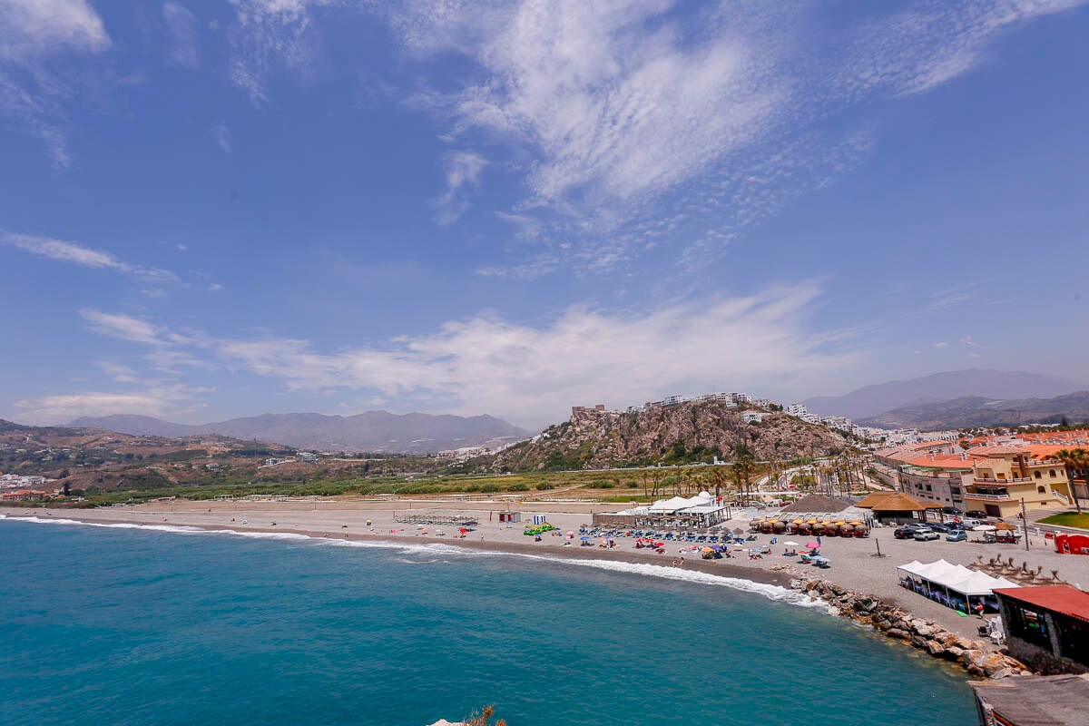 La playa de la Guardia.