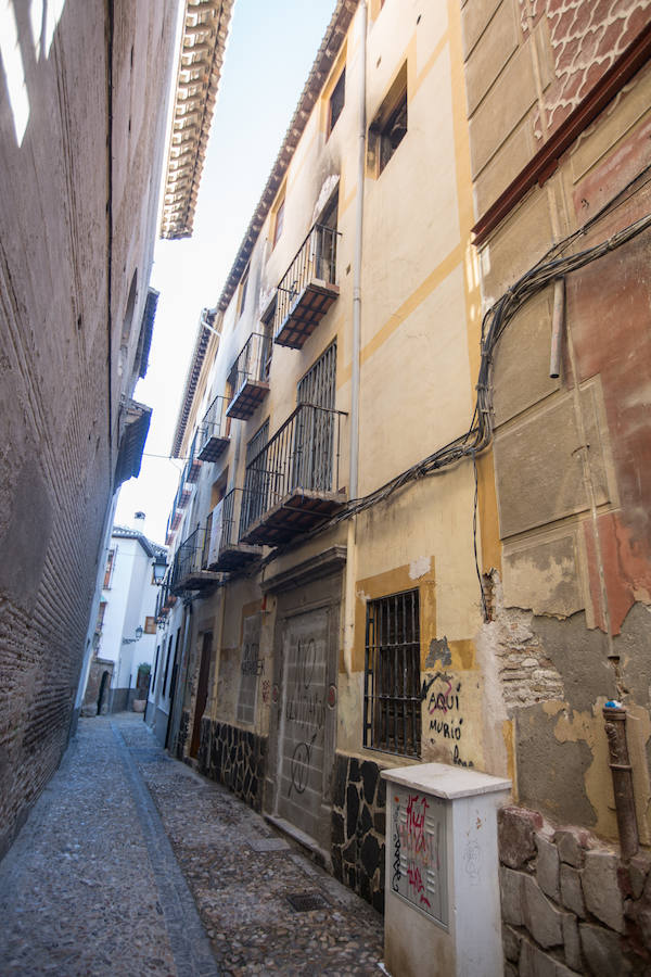 Edificio en ruinas de calle Santa Ana número 6.
