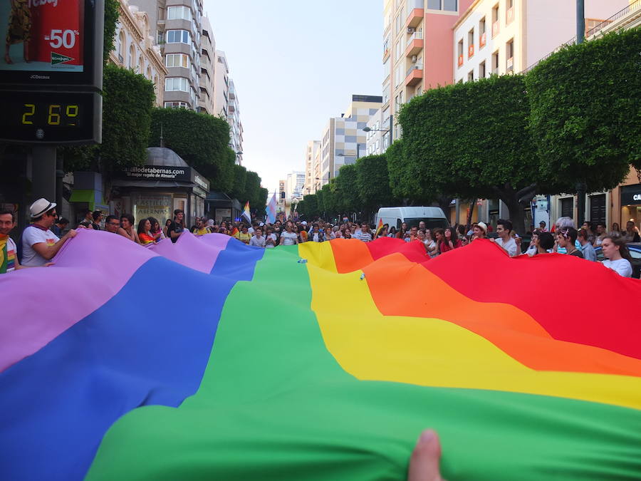 Más de un millar de personas participa de la movilización para visibilizar la diversidad LGTBI en un auténtico éxito de convocatoria