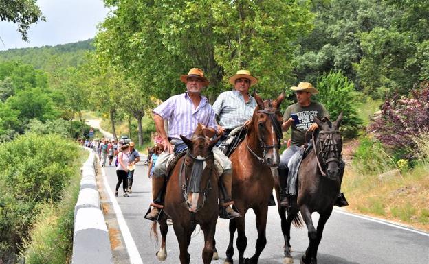 Más de un centenar de caballistas participan en Busquístar en la romería de San Pedro