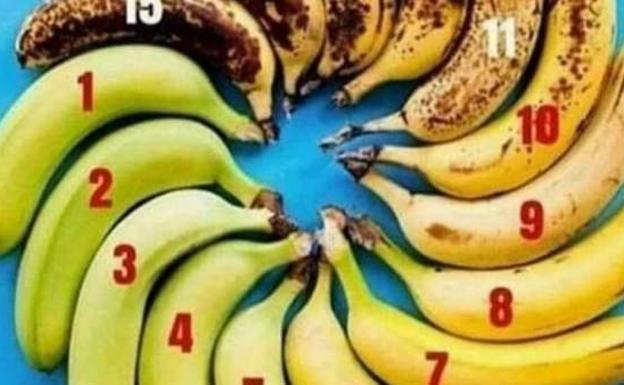 ¿Cuál de estos 15 plátanos es el perfecto para comer? El fenómeno viral que arrasa