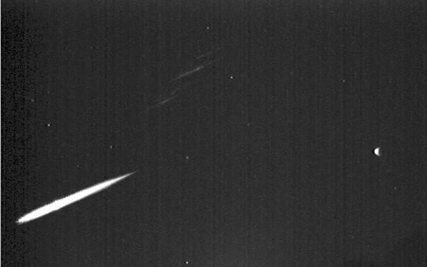 Una bola de fuego sobre Granada y Almería procedente de un cometa que impactó contra la atmósfera a 80.000 km/h