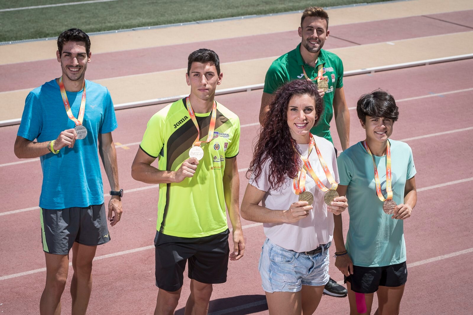 Son los cinco mejores del atletismo granadino y así lo han demostrado en el Campeonato de de España