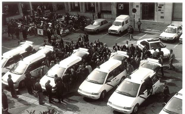 Las protestas de los taxistas a lo largo de la historia