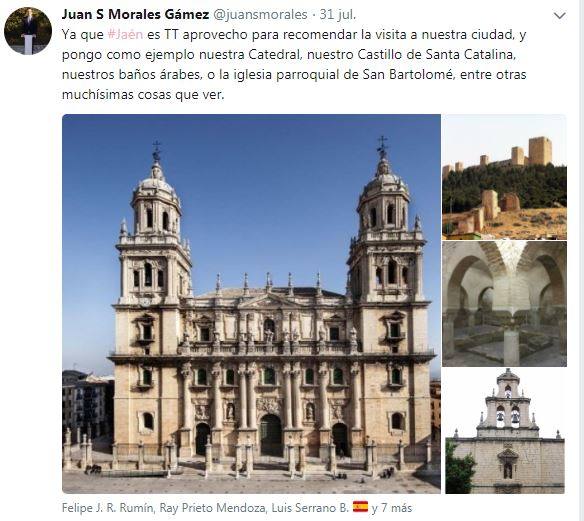 Insisten en que viajar a Jaén «siempre es buena idea» aunque surja de un «inesperado» tuit