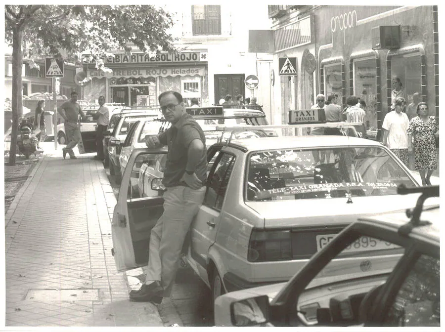 Parada en la plaza de la Trinidad. 1990