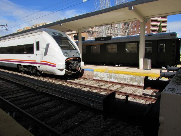 Estación férrea de Jaén. :