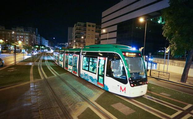 Septiembre de 2017. El metro de Granada en funcionamiento.