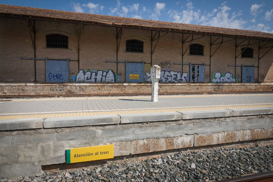 Almacen para las mercancías, en la estación de Iznalloz.