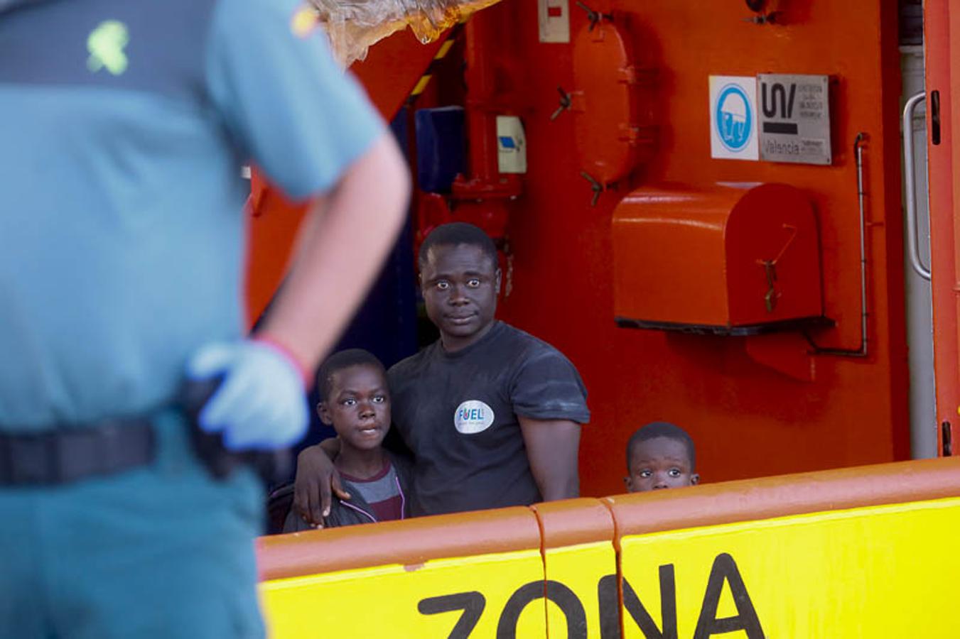 Entre ellos 50 mujeres y nueve niños de corta edad