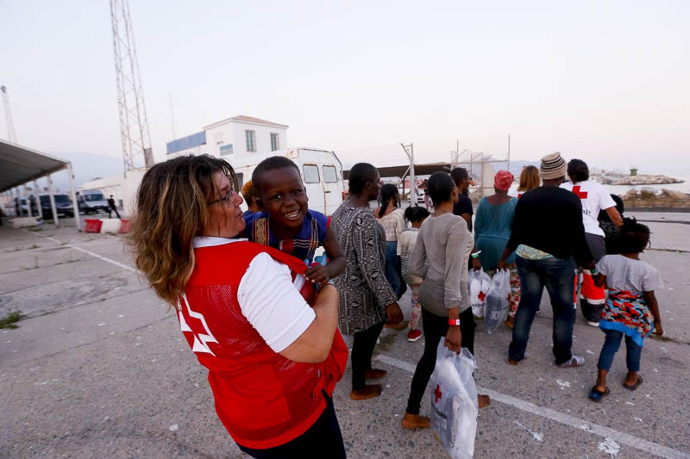 Entre ellos 50 mujeres y nueve niños de corta edad