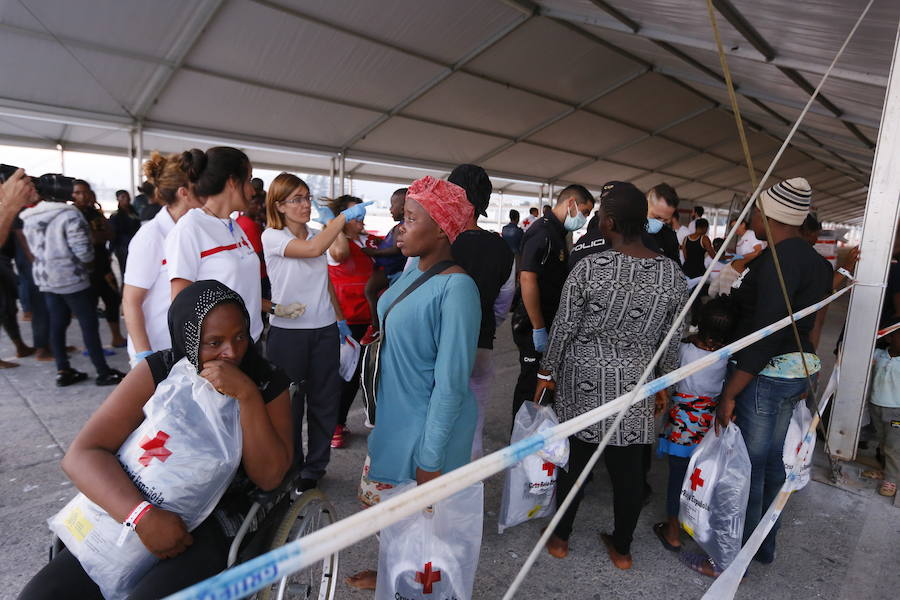 Entre ellos 50 mujeres y nueve niños de corta edad