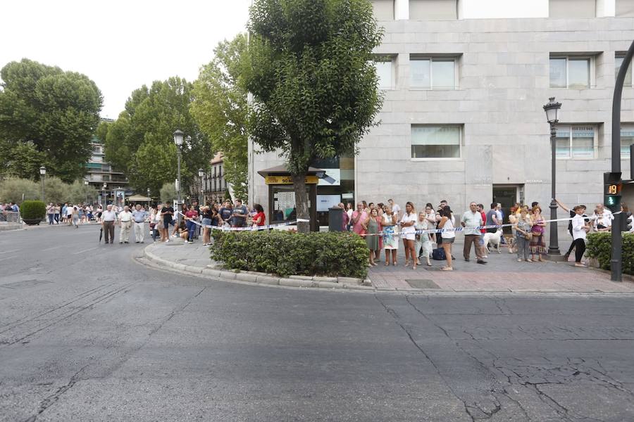 El agua del Darro se está filtrando y afecta a los cimientos del nuevo inmueble que se está construyendo en el solar