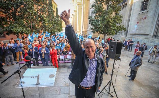 García Montero, cuando presentó su candidatura.