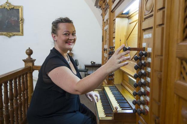 La organista eslovaca Monica Melcova, una de las invitadas de este año. 
