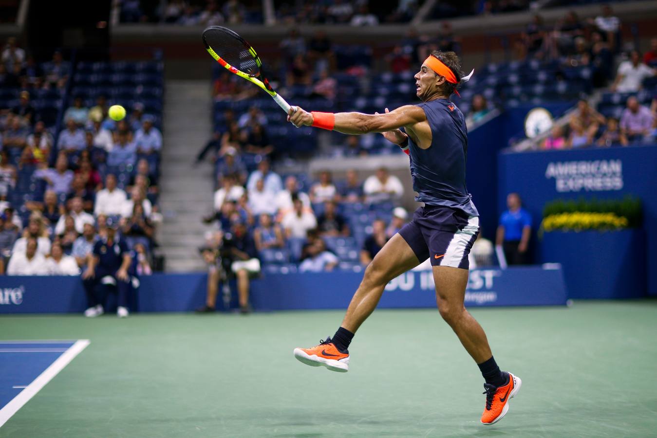 Las mejores imágenes del partido de cuartos de final del Abierto de Estados Unidos entre Rafa Nadal y Dominic Thiem. 