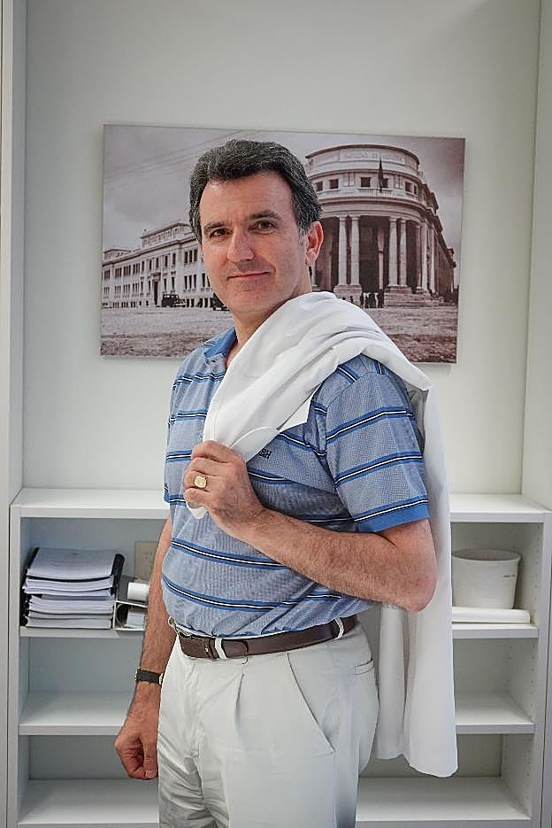 Antonio Hernández Jerez, en la Universidad.