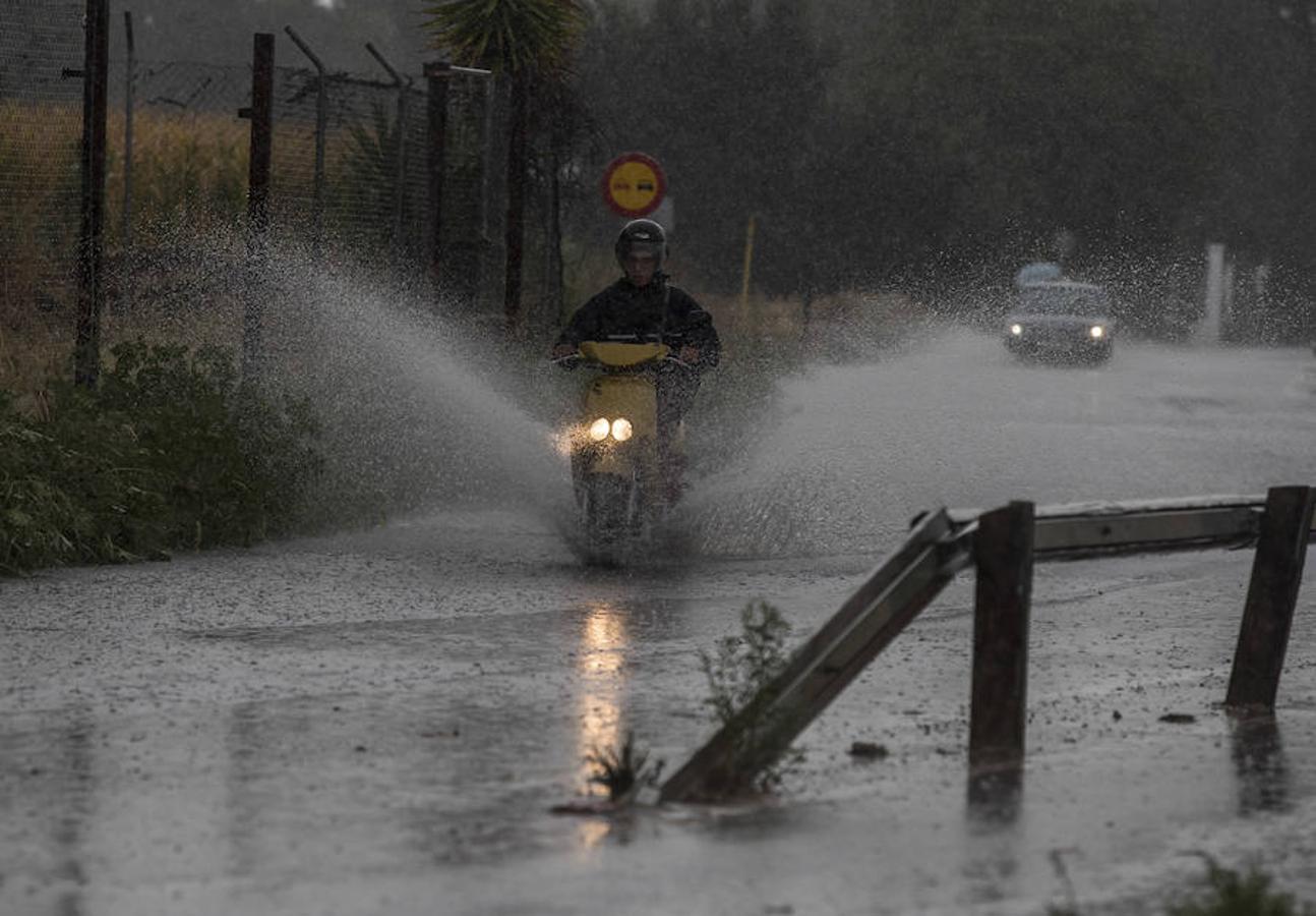 Precipitaciones intensas en Belicena durante este sábado