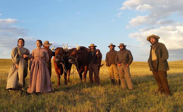 Una escena de la serie de 'La balada de Buster Scruggs' (2018).