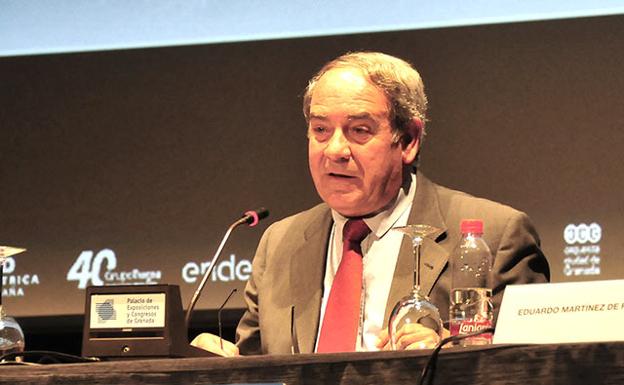 Manuel Titos en el Congreso Internacional de las Montañas 