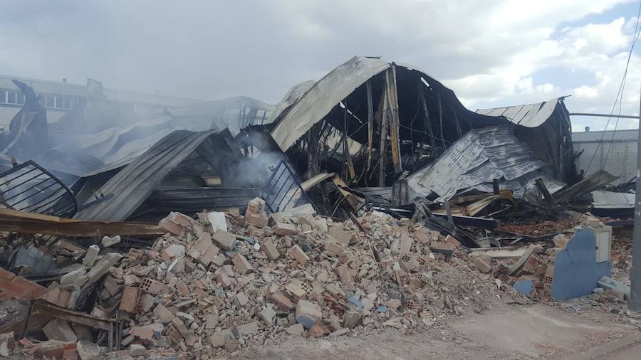 Por seguridad se ha tenido que proceder al derribo de los restos de la construcción