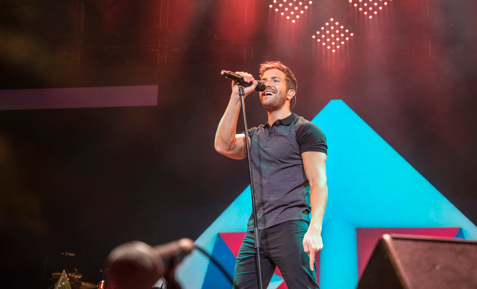 Un público entregado recibe a Pablo Alborán en el escenario granadino